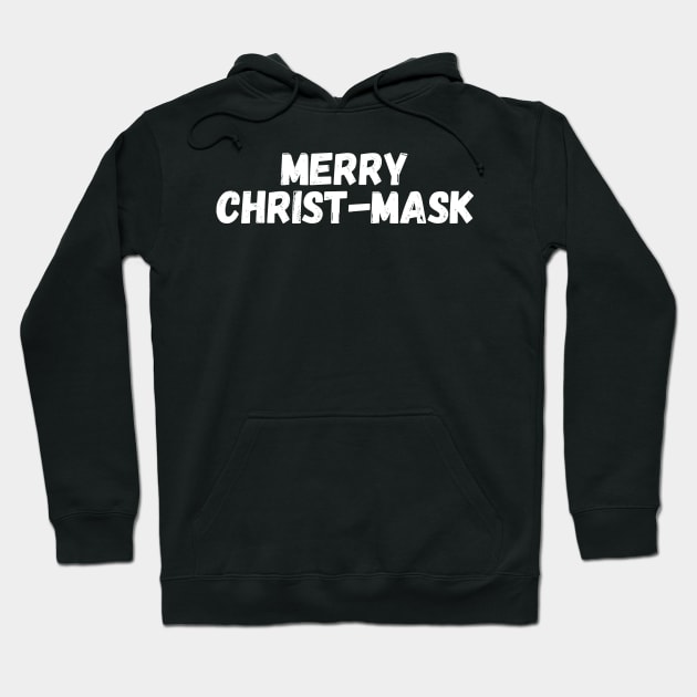 Merry Christ-Mask Hoodie by blueduckstuff